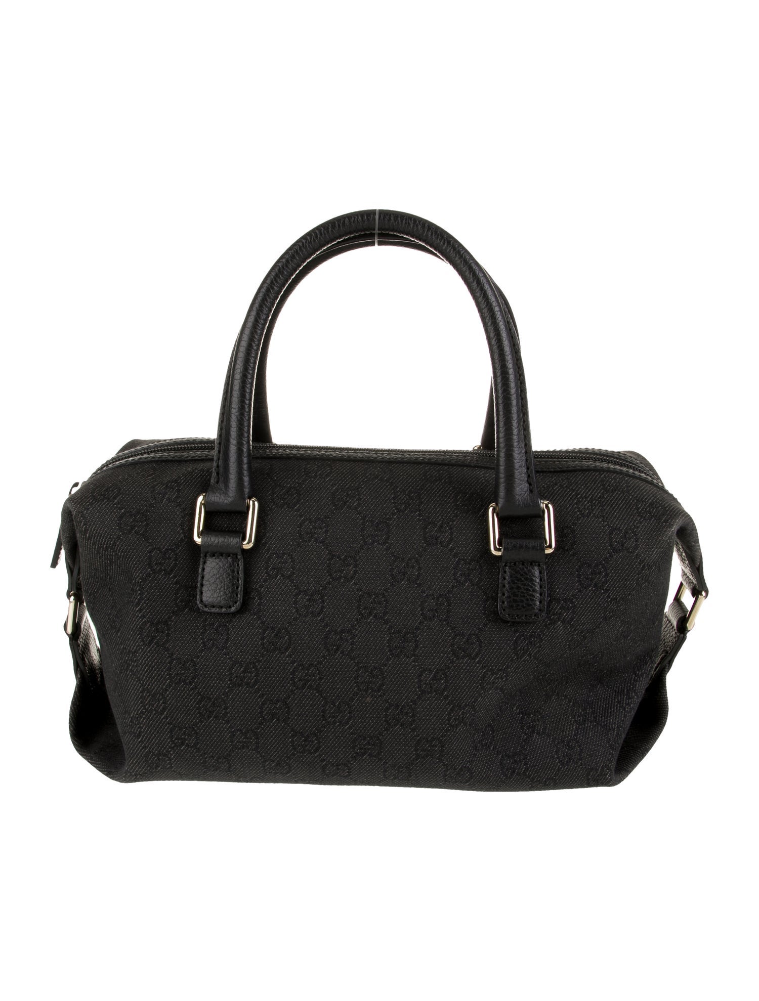 Gucci GG Denim Top Handle Bag Small